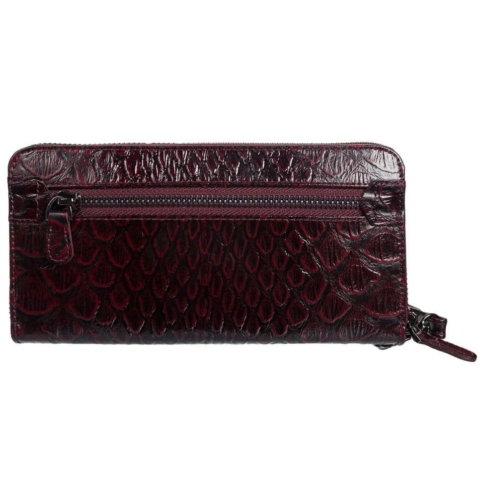 Гаманець жіночий шкіряний Desisan 09-661 бордо луска