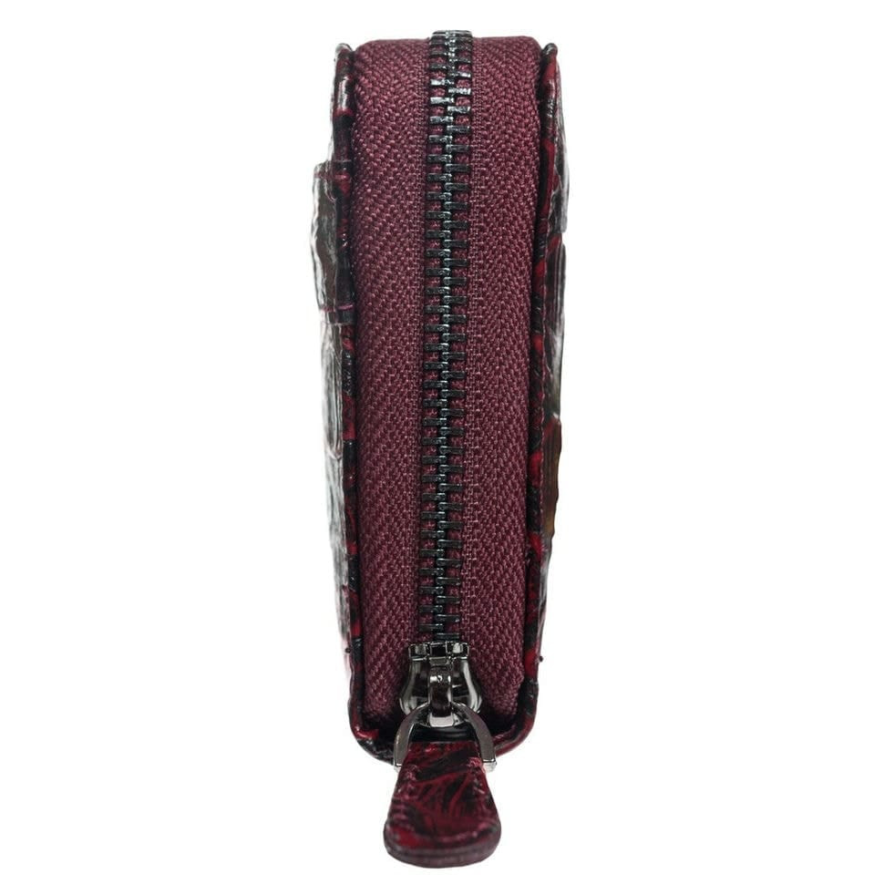 Гаманець жіночий шкіряний Desisan 09-661 бордо луска