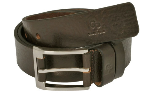 Шкіряний ремінь Rullo, шоколад Grande Pelle 511107001