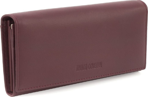 Бордовий жіночий гаманець великого розміру зі шкіри Marco Coverna MA150-1 WineRed
