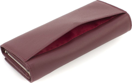 Бордовий жіночий гаманець великого розміру зі шкіри Marco Coverna MA150-1 WineRed