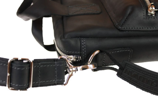 Сумка чоловіча для документів велика шкіряна А4 SULLIVAN 74224 (46) чорна