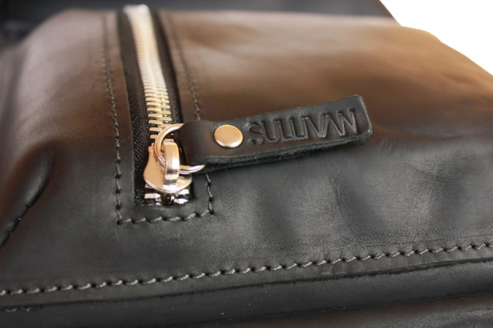 Bag man's large leather A4 SULLIVAN 74224 (46) black