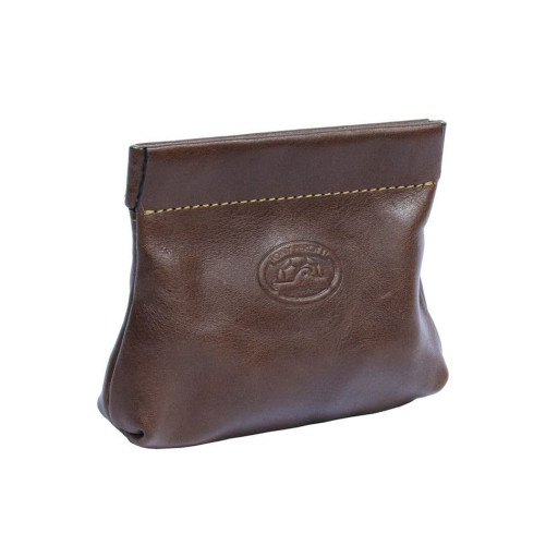 Монетниця шкіряна Italico 1615 cognac коньячний