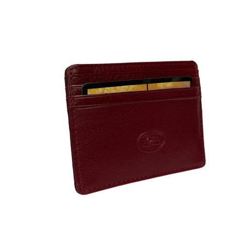 Кредитниця шкіряна Italico 2236 rosso червоний