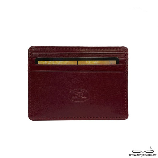 Кредитниця шкіряна Italico 2236 rosso червоний