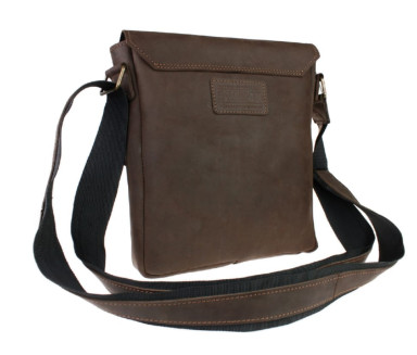 Men's leather shoulder bag SULLIVAN 35449(30) brown