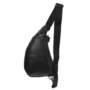 Keizer Mens Leather Backpack K18807-black