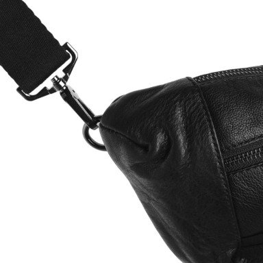 Keizer Mens Leather Backpack K18807-black