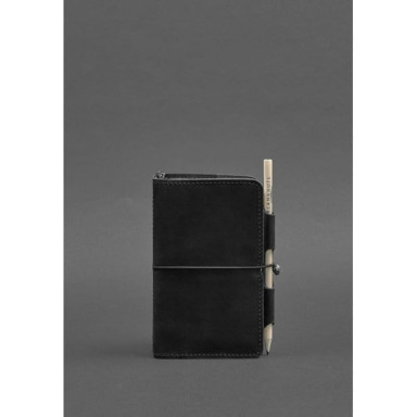 Leather notepad (Softbook) 3.0 black Crazy Horse