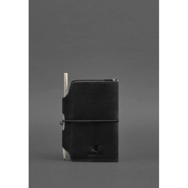 Leather notepad (Softbook) 3.0 black Crazy Horse