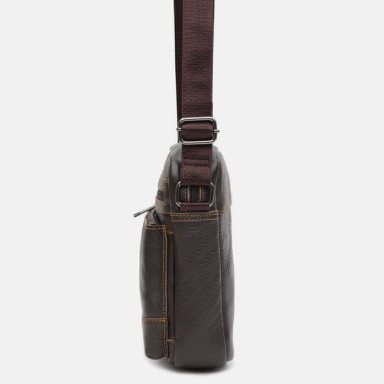 Men's leather bag Keizer K1133br-brown
