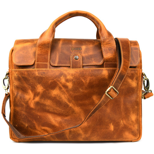 Шкіряна сумка для ноутбука RY-1812-4lx TARWA пулап крейзі хорс