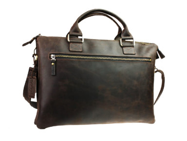 Large leather document bag A4 Sullivan 742-30(60)