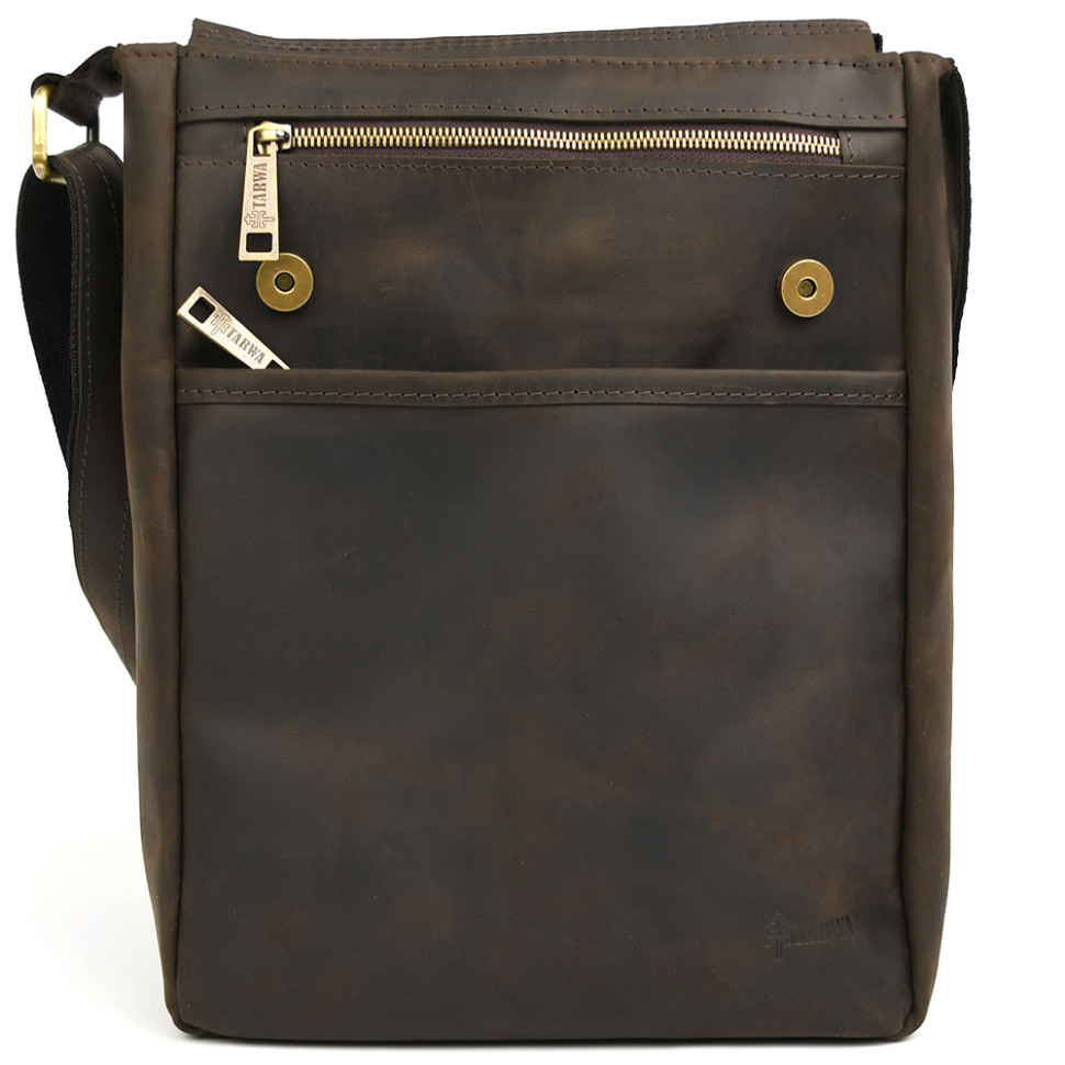 Mens A4 genuine leather shoulder bag RC-1504-3md TARWA