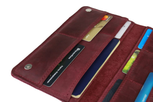Гаманець жіночий великий під паспорт SULLIVAN 80259(10) марсала