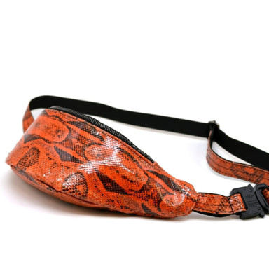 Beautiful belt bag made of python skin REP4-3035-3md from Tarwa