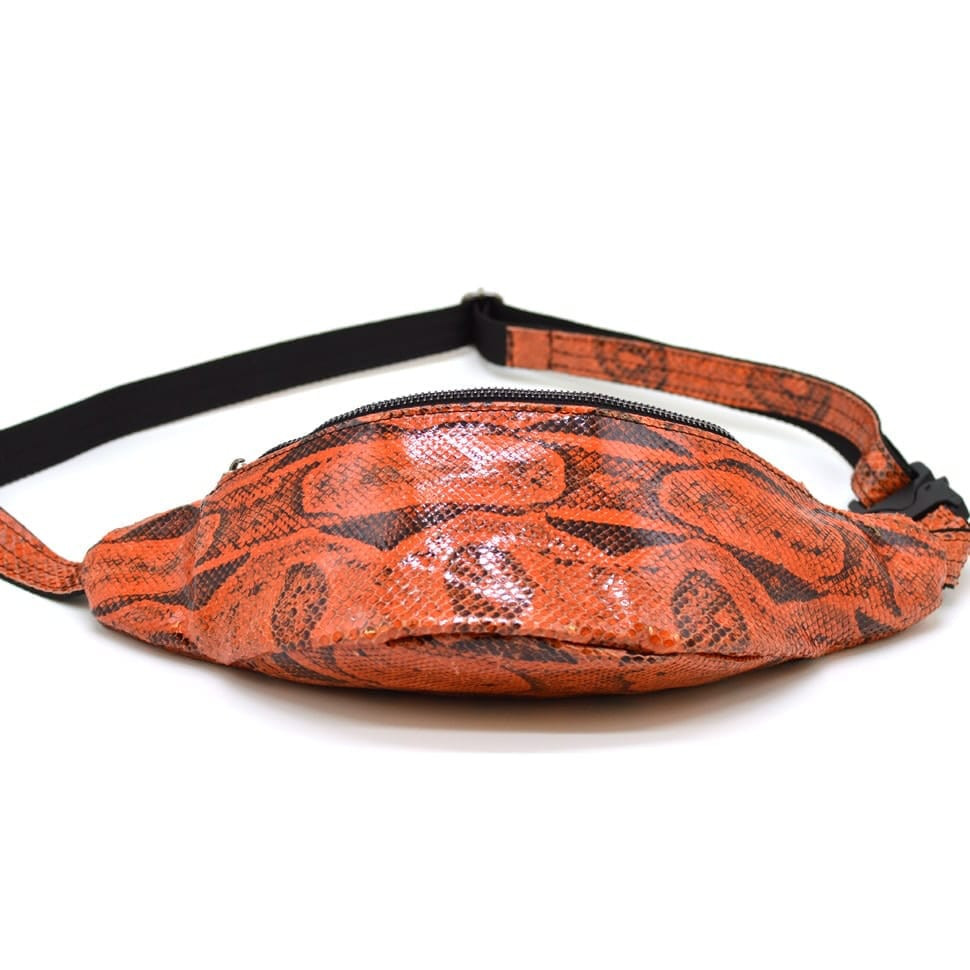 Красива сумка на пояс зі шкіри пітона REP4-3035-3md від Tarwa