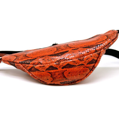 Beautiful belt bag made of python skin REP4-3035-3md from Tarwa