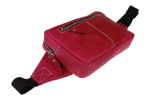 Сумка бананка на пояс 106-4(26) фуксія