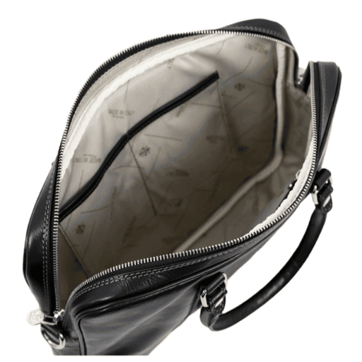 Шкіряна сумка для ноутбука - Hobbit - чорний 5216901