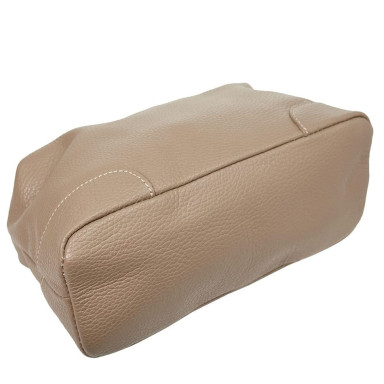 Кожаная женская сумка Virginia Conti Italy - Art03284taupe
