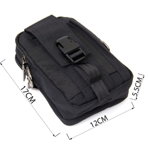 Сумка на пояс нейлон Vintage 20645 Чорна