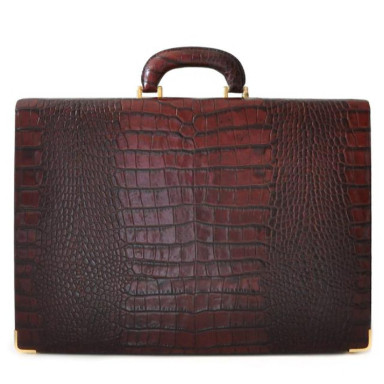 Pratesi KMA317/7 - Machiavelli Small King Attach Case 24H in cow leather King Brown
