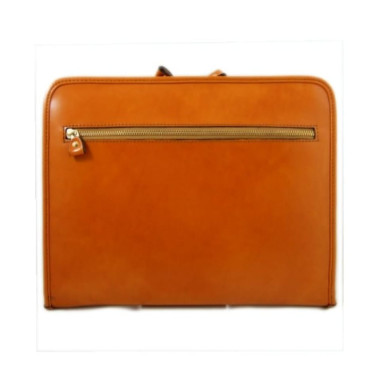 Pratesi RSE032 - Dante R Portfolio for Notes in cow leather Radica Mustard