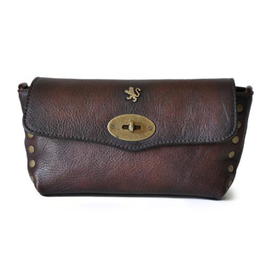 Pratesi BCF160/G - S.Bernardo Big Clutche in cow leather Bruce Coffee