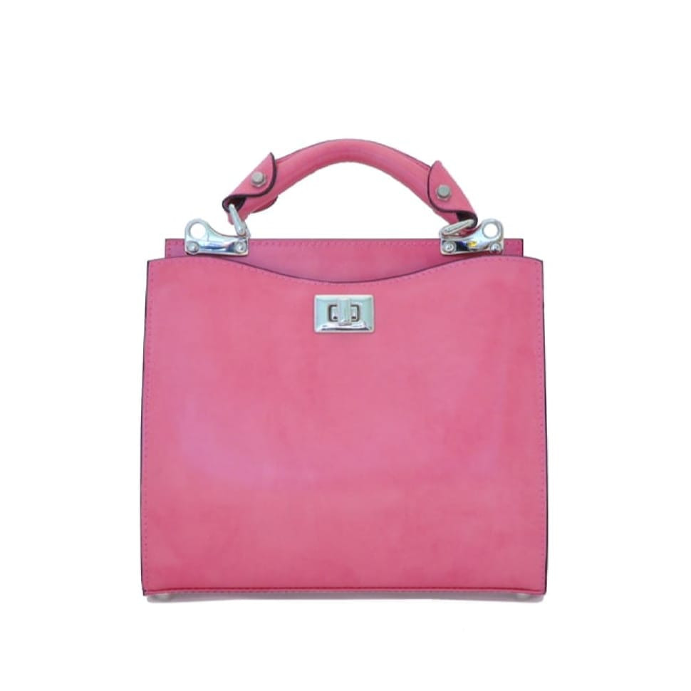 Pratesi RRO150/26 - Anna Maria Luisa de' Medici Невеликий Lady Bag in cow leather Radica Pink