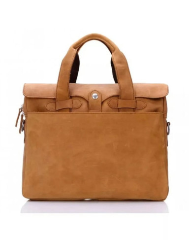 Mens leather bag A4, for laptop 15 Tiding 8047