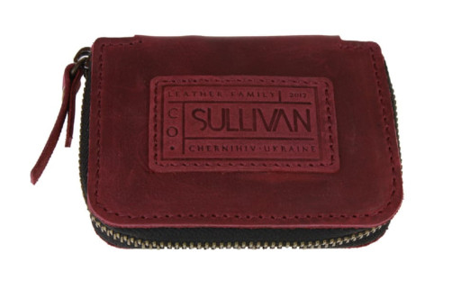 Ключниця шкіряна сумочка для ключів SULLIVAN 12220(6) марсала