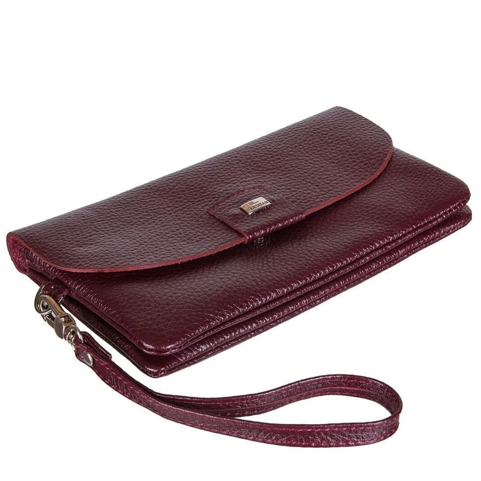 Гаманець жіночий шкіряний Desisan 213-339 бордо флотар