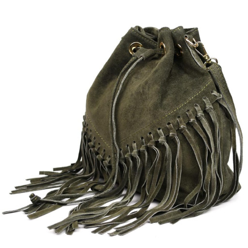 Жіноча сумка на плече Firenze (Італія) fz189624 оливкова