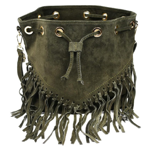 Жіноча сумка на плече Firenze (Італія) fz189624 оливкова