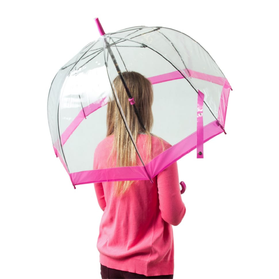 Umbrella-cane for women Fulton Birdcage-1 L041 Pink (Pink)