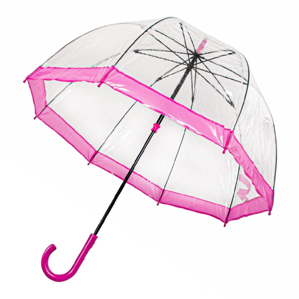 Umbrella-cane for women Fulton Birdcage-1 L041 Pink (Pink)