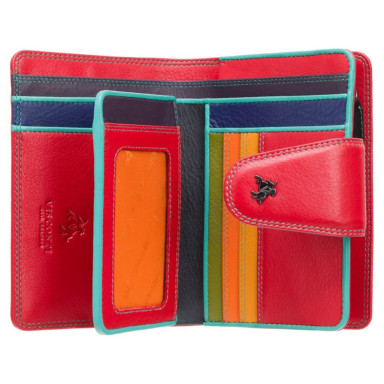 Кошелек женский Visconti SP31 Poppy c RFID (Red Multi Spectrum)