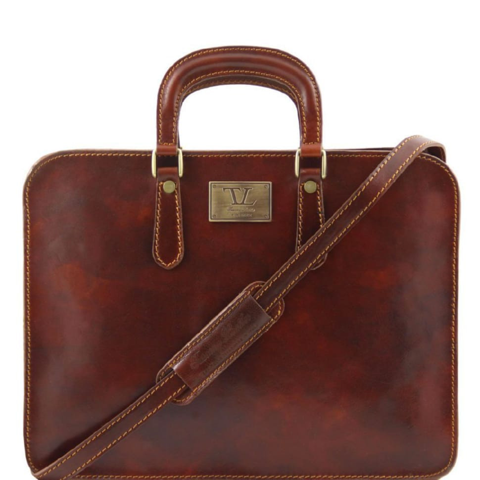 Alba Жіночий шкіряний портфель з одним одягненням Tuscany TL14961