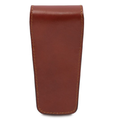 Exclusive leather 2 slots pen/watch holder Tuscany TL141273
