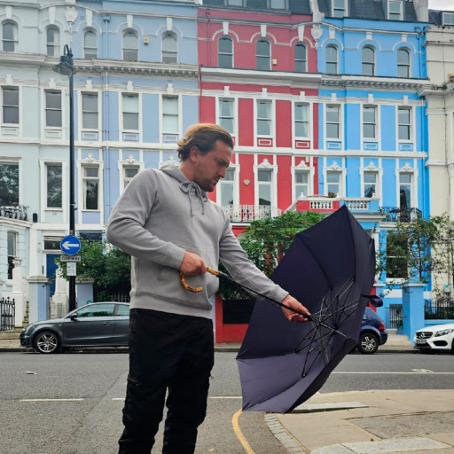 Umbrella mens Fulton G938-041406 Portobello-1 Navy (Blue)