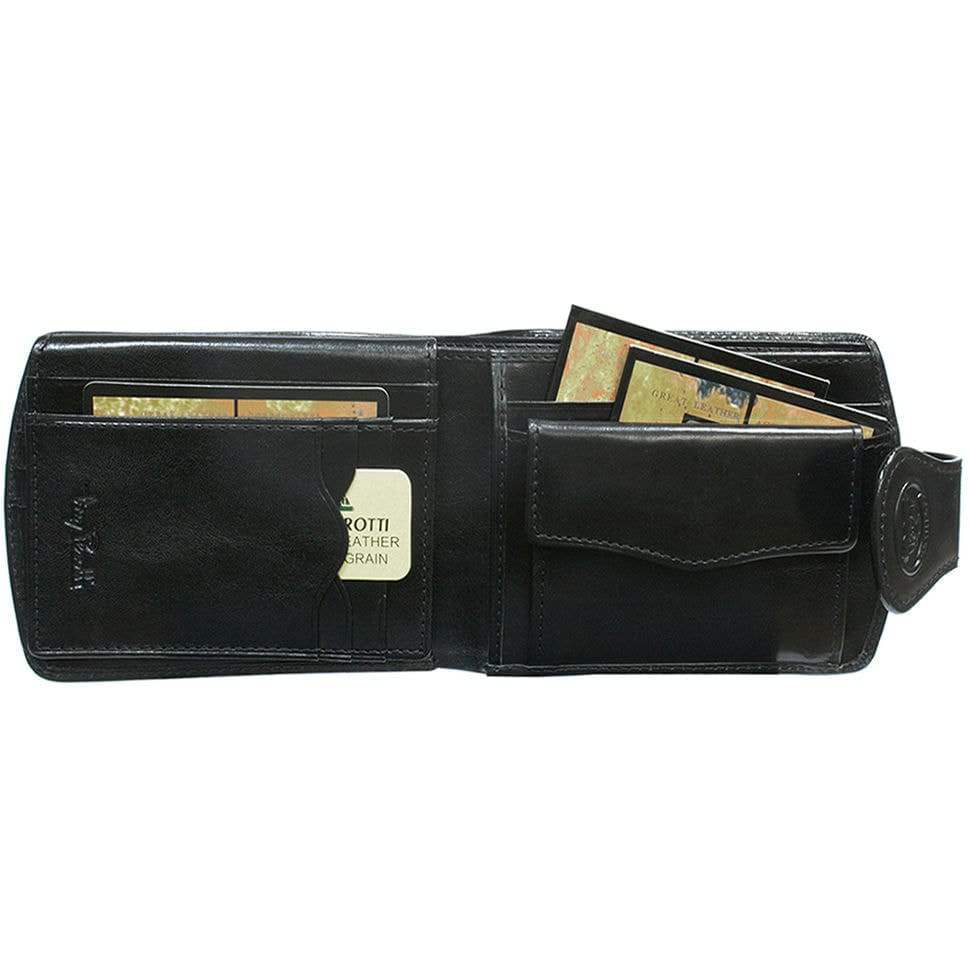 Шкіряне портмоне Accademia 1471 nero чорний