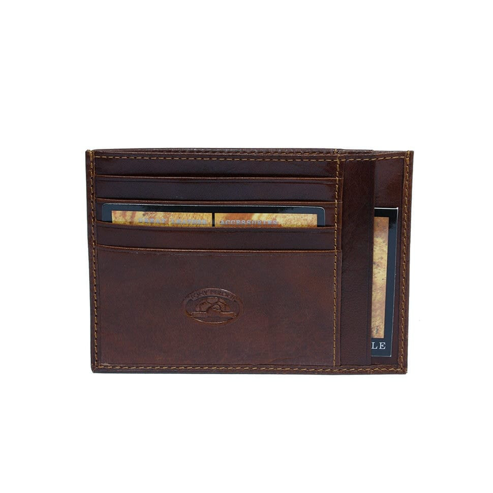 Кредитниця шкіряна Italico 2171 cognac коньячний