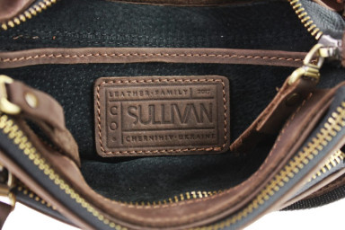 Сумка мужская кожаная на плечо SULLIVAN 35451(40) коричневая
