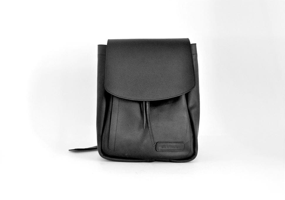 Рюкзак шкіряний з клапаном P521 від бренду Avitoo, колір: Коньячний, Коричневий, Чорний