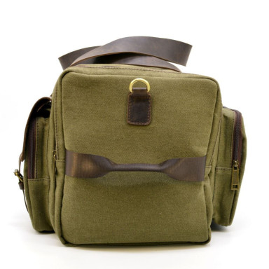 Travel bag made of canvas and horse leather RH-5915-4lx from TARWA