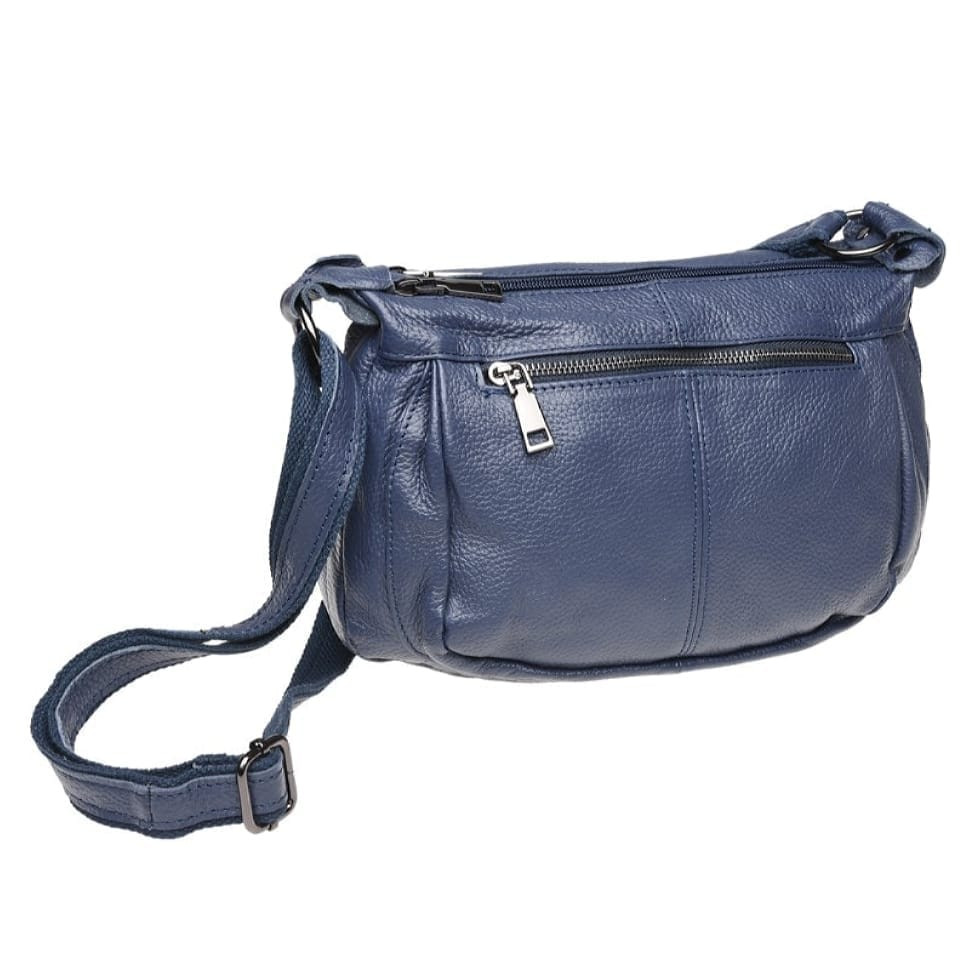 Жіноча шкіряна сумка Keizer K1106-blue