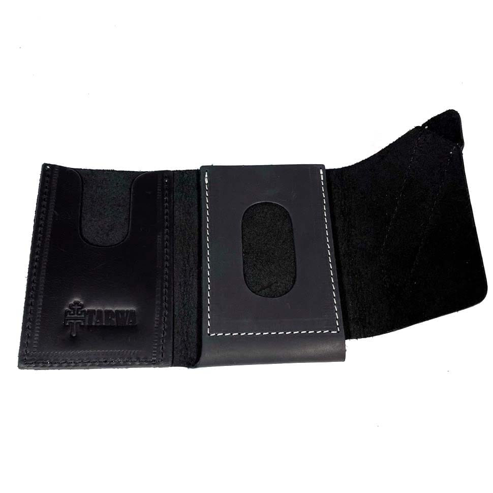 Портмоне купюрник затискач для грошей TARWA RA-2121-4lx з кишенею на блискавці