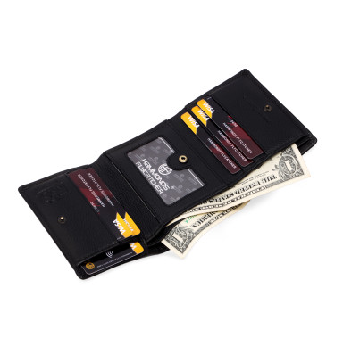 Hammonds Flycatcher HF597 Black Leather Men`s Wallet